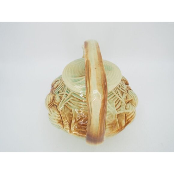 Vintage McCoy Pottery Pine Cone Teapot - Picture 2 of 14